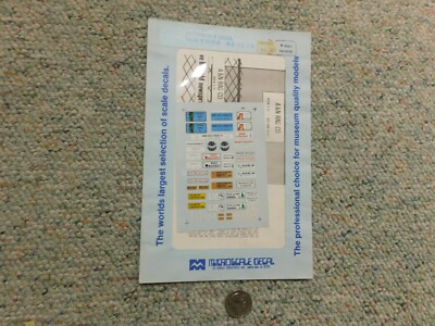 Microscale decals N 60-289 Industrial Signs #2 Union Cold etc. N109