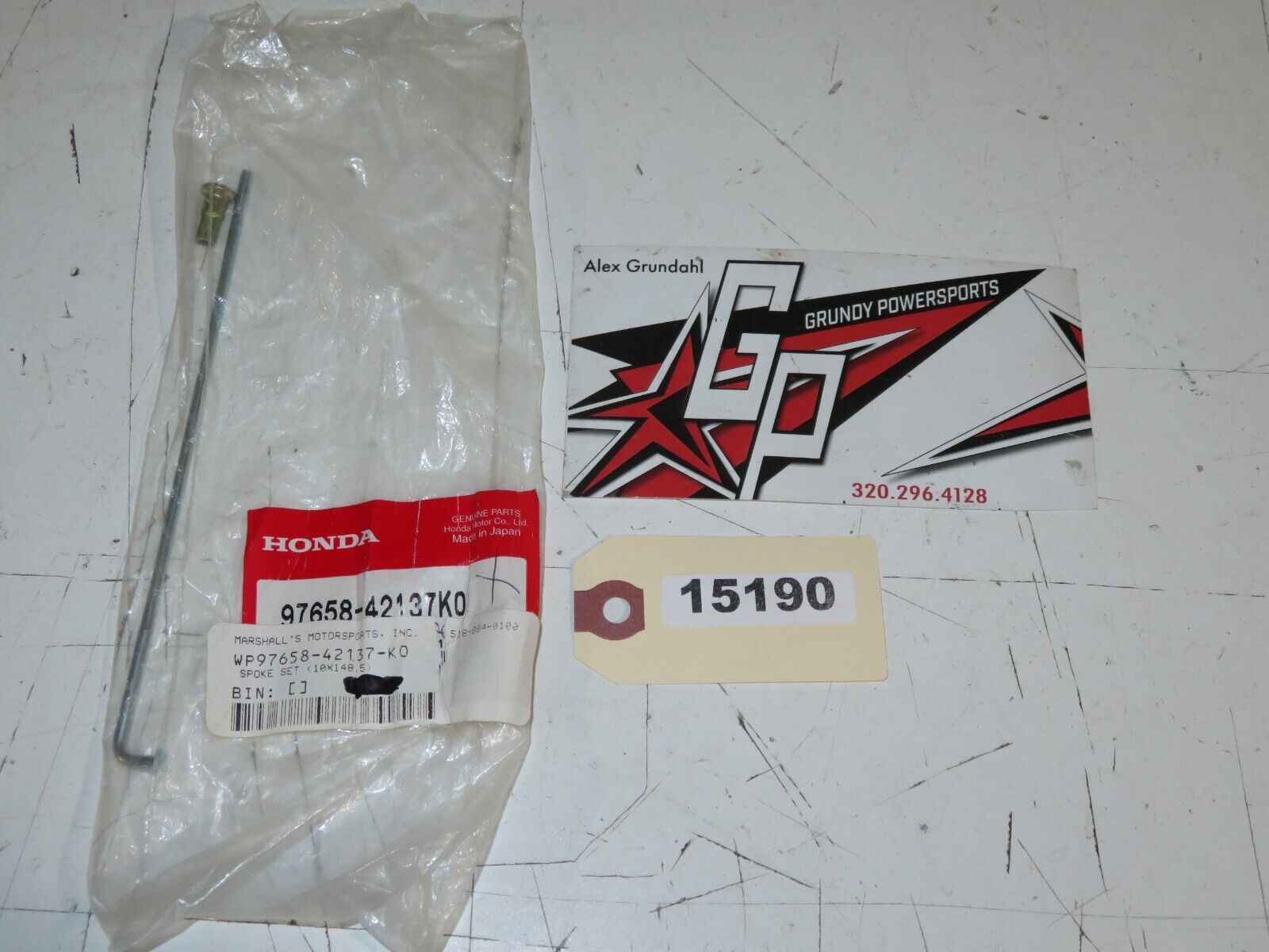 Spoke, 10x148.5 - 97658-42137KO Spoke, 10x148.5 - 97658-42137KO