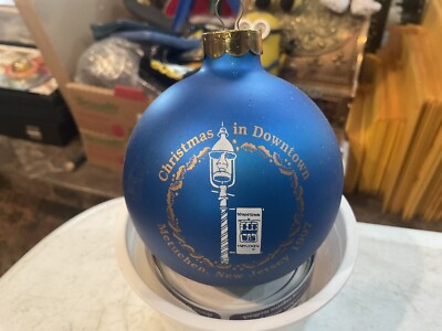 1997  CHRISTMAS IN DOWNTOWN METUCHEN N. J. ORNAMENT-HOWE HOUSE LIMITED EDITIONS