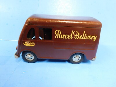 RARE Vintage Original TONKA Pressed Steel Parcel Delivery Metro Van Toy Truck ST