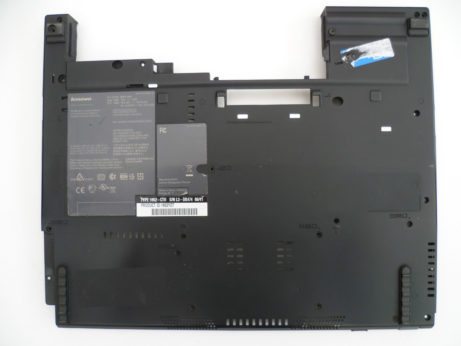 IBM Gehäuse und Touchpad für Notebook