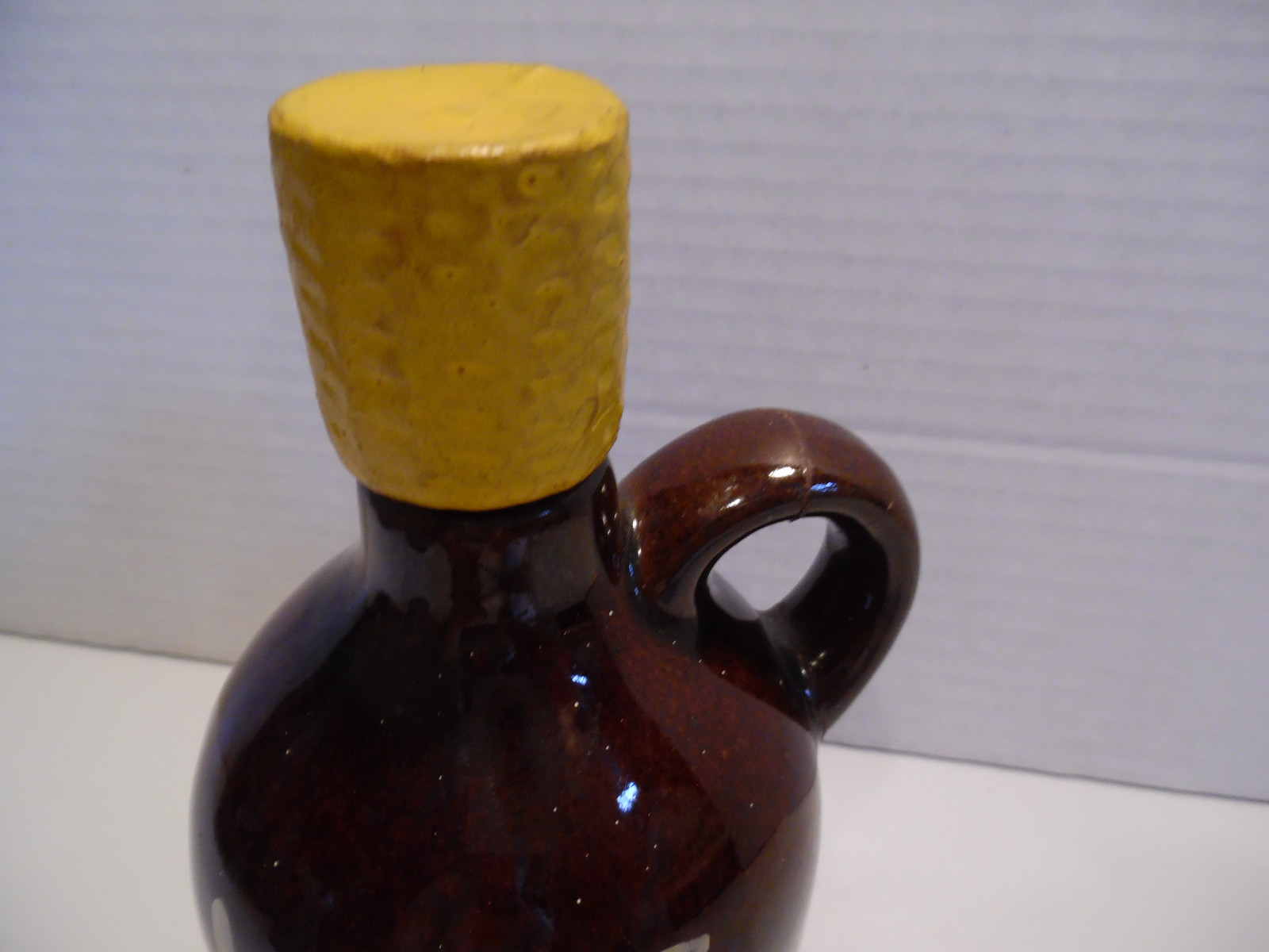 WHITE LIGHTNING WHISKEY POTTERY JUG