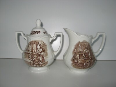 J G Meakin Colonial Brown Cream Sugar England NEW