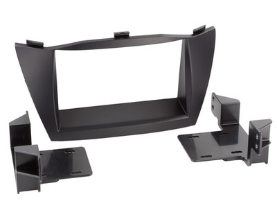 CARAV 11-070 Autoradio Radioblende für Hyundai iX-35 Tucson iX 2-DIN schwarz