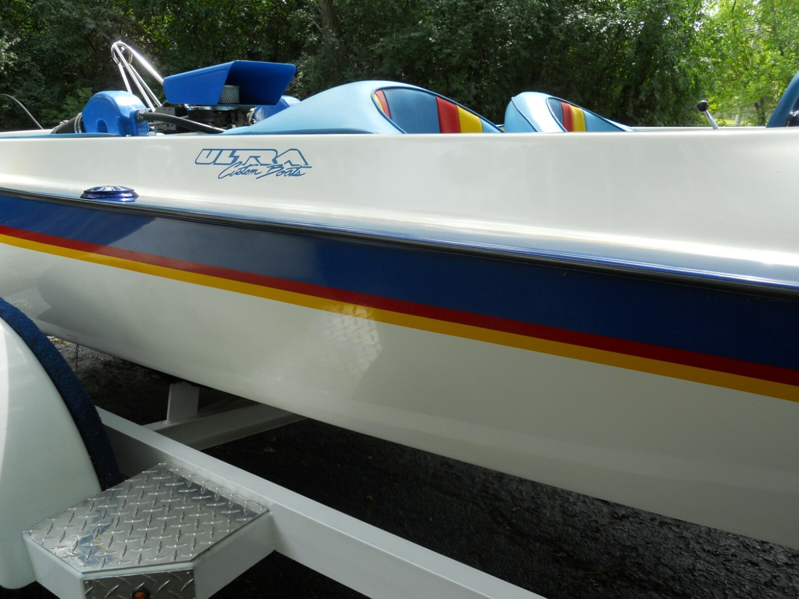 1995 Ultra Custom 18 Jet Boat 454 Bbc Dominator Full Set ...