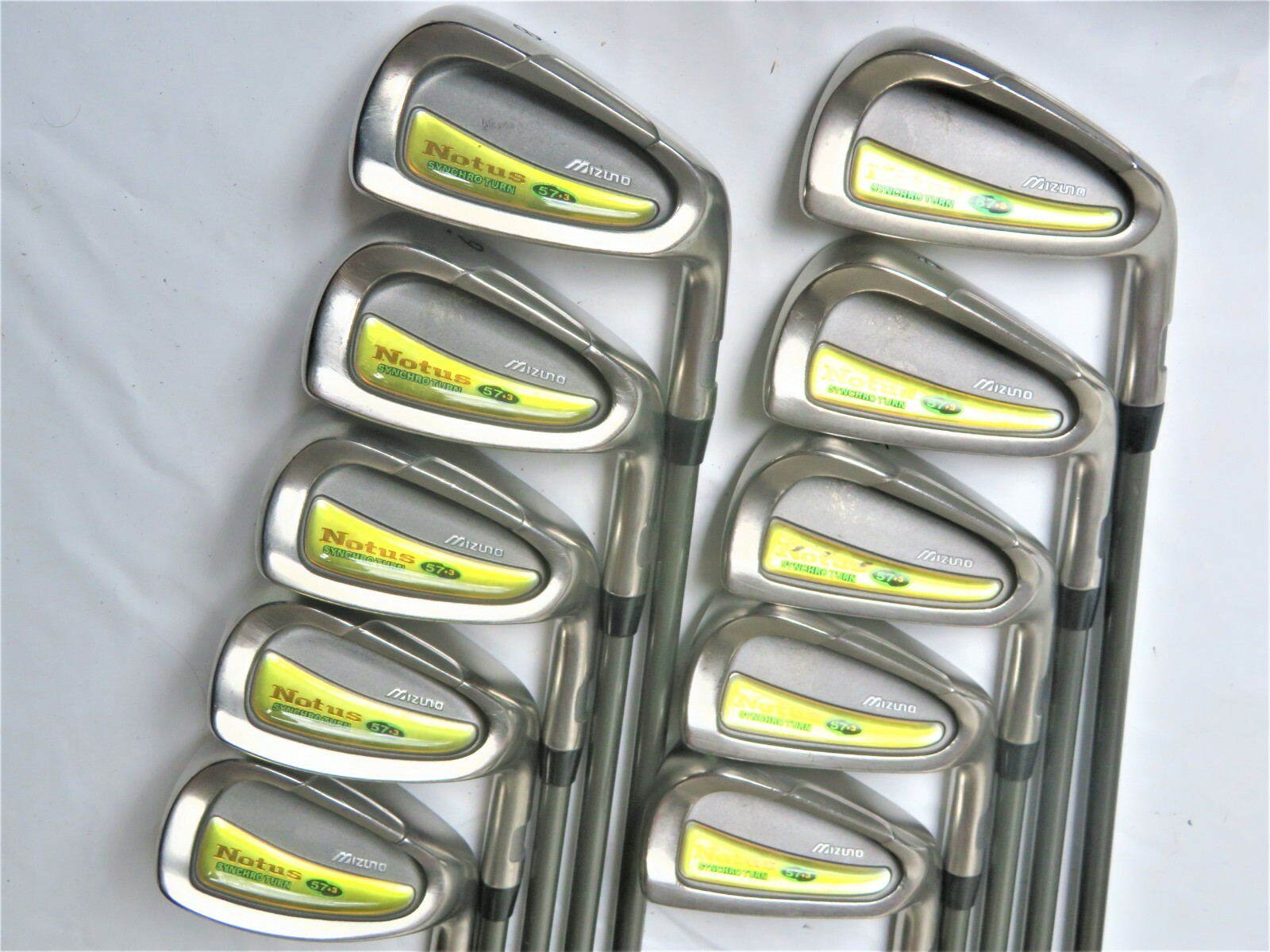 Mizuno Notus 57+3 Perfect 10pc R-flex Irons Set Golf Clubs Mizuno Notus 57+3 Perfect 10pc R-flex Irons Set Golf Clubs