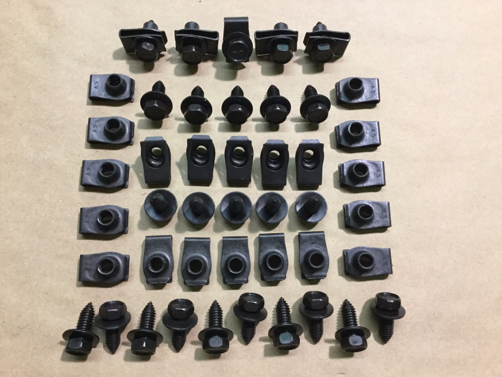 Fender Bolts & U Nuts 5/1618 X 7/8" X 3/4" Washer 1/2" Hex Head 50pc