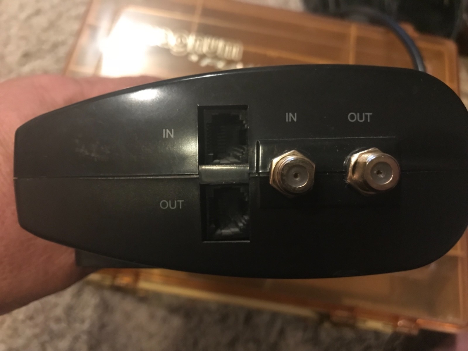 rocketfish RF-HTS110 Energy Saving Power Strip Manager 8 Outlets Black