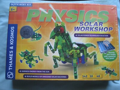 THAMES & KOSMOS PHYSICS SOLAR WORKSHOP-HARNESS ENERGY FROM THE SUN-SEALED