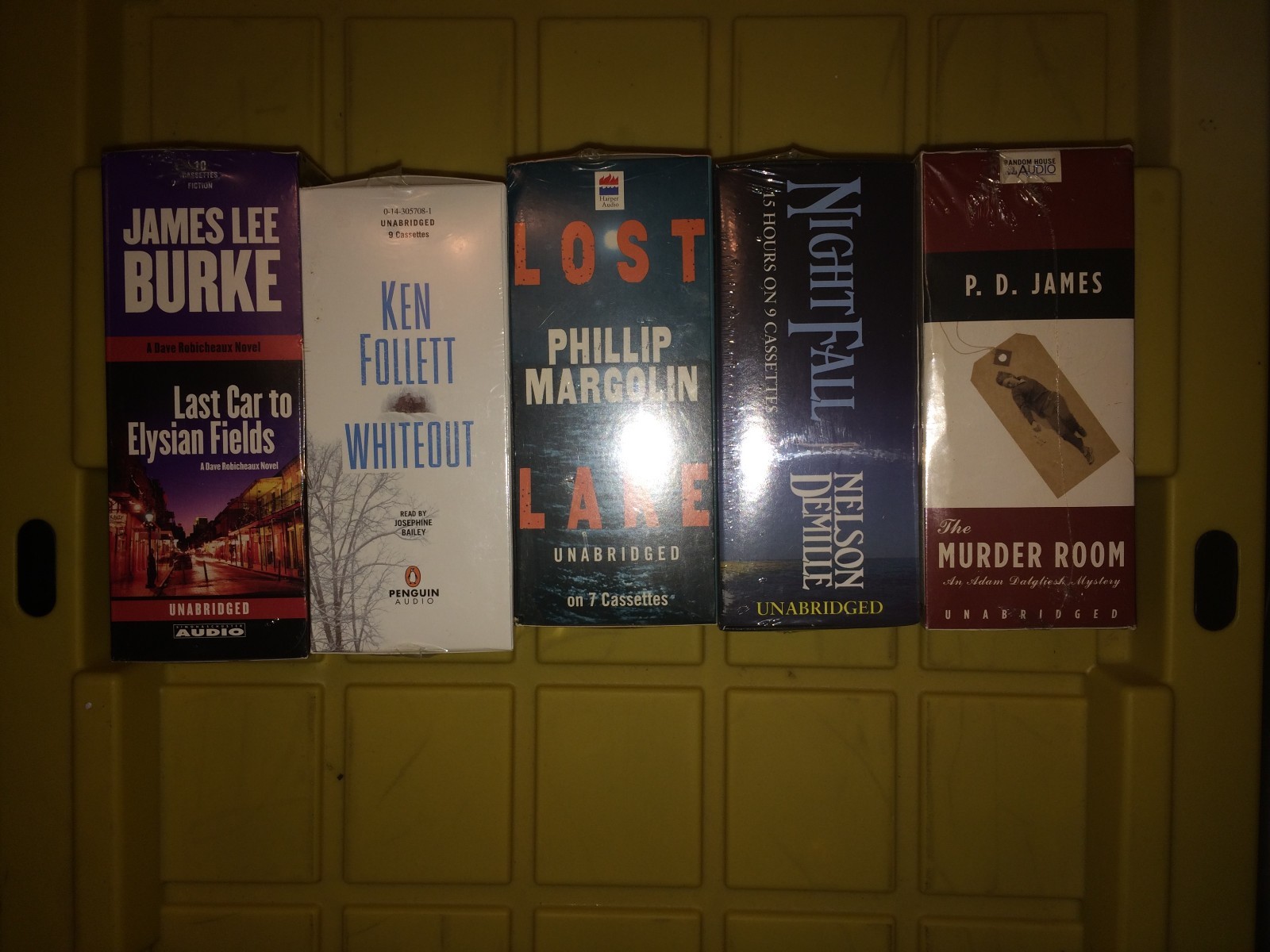 AUDIO CASSETTE BOOK LOT # 04 ESTATE HOARD