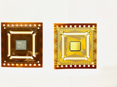 Very OLD but NEW Intel Gold Top CPU SL2N5 or SL2N6 Vintage for Collection 1pc