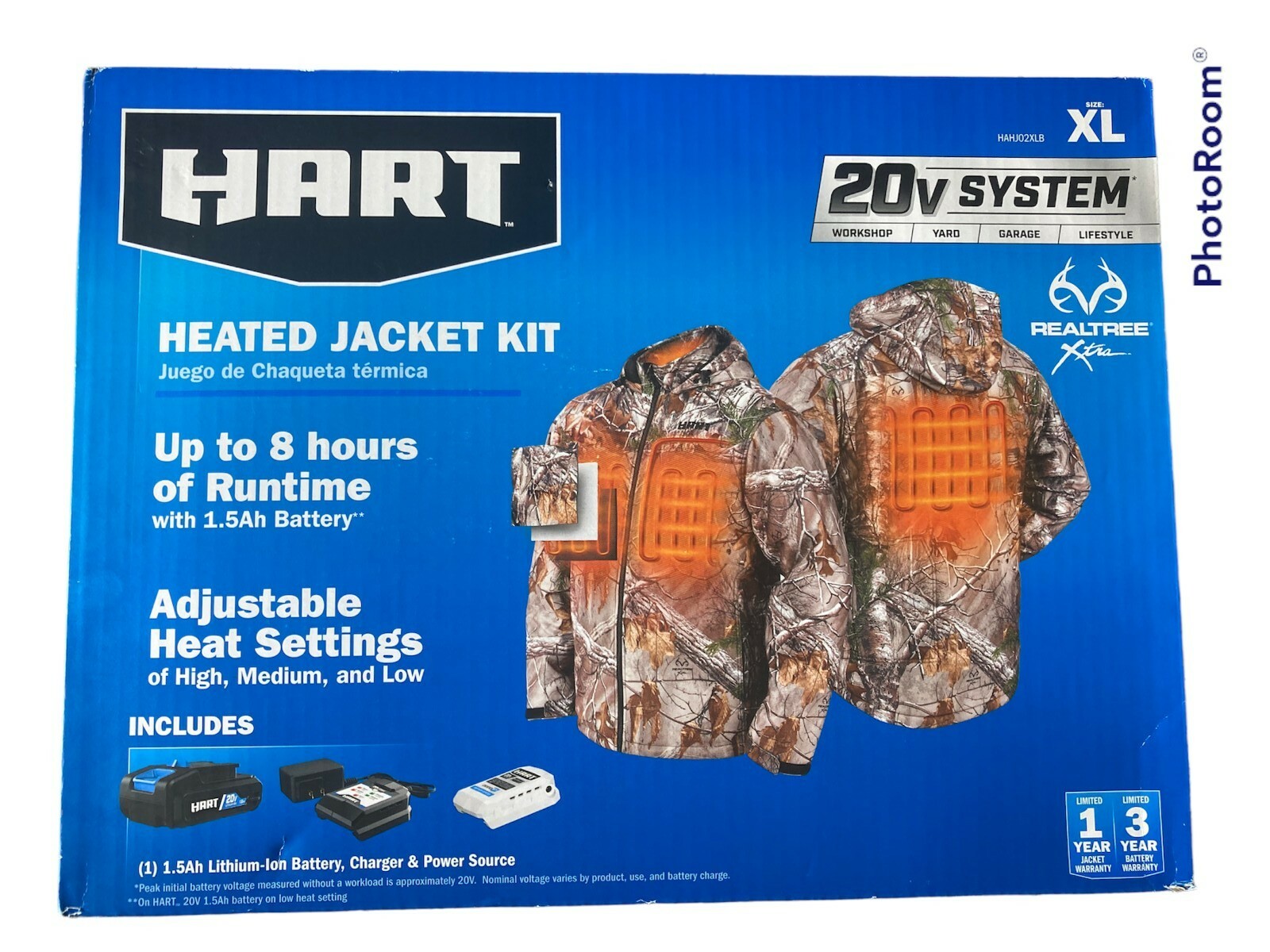 Realtree Hart Heated Jacket Kit 