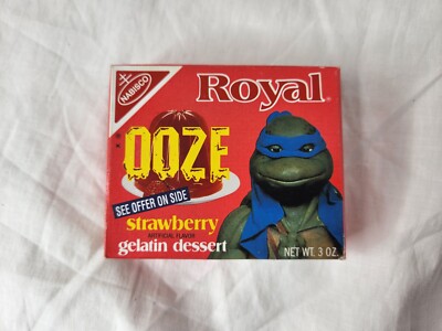 1991 Teenage Mutant Ninja Turtles TMNT Royal Ooze Gelatin Dessert Unopened Box