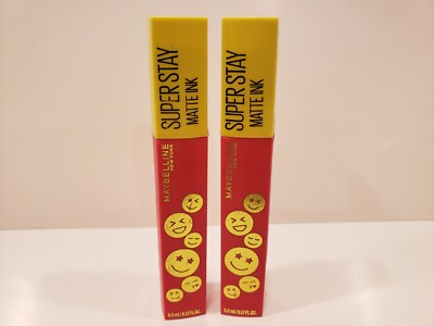 Maybelline~ 1 PCS ONLY~Super Stay Matte Ink Liquid Lipstick ~#445 Energizer~NWOB