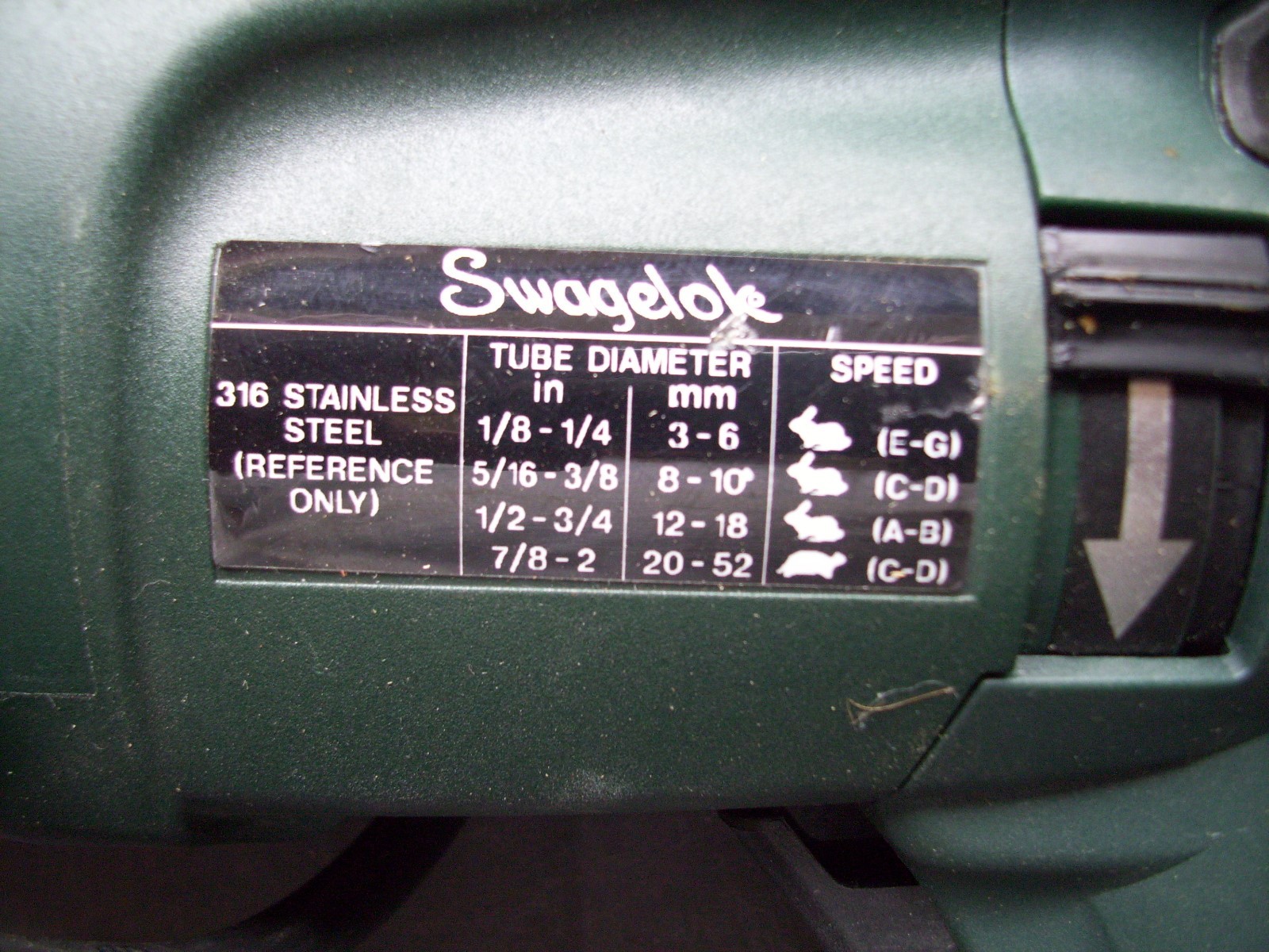 Pre- Owned Swagelok SWS-232EP-1 Pipe Facing Tool