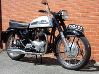 NORTON SLIMLINE DOMINATOR 99 1961 600cc MATCHING NUMBERS - see video