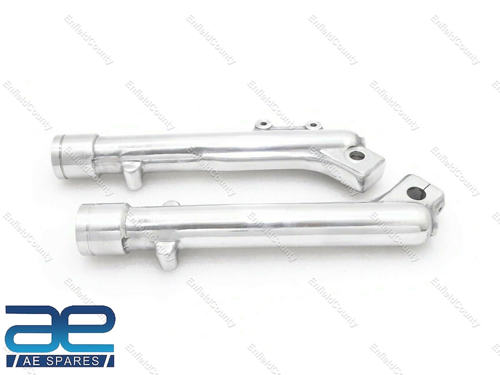 Pair Fork Legs Disc Brake Model Polish For Royal Enfield TBH Bikes 