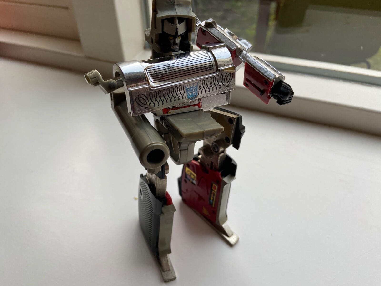 90s USA製 MA-1 ブラック ボロ Transformers G1 1974-83 MB MEGATRON loose figure for spare