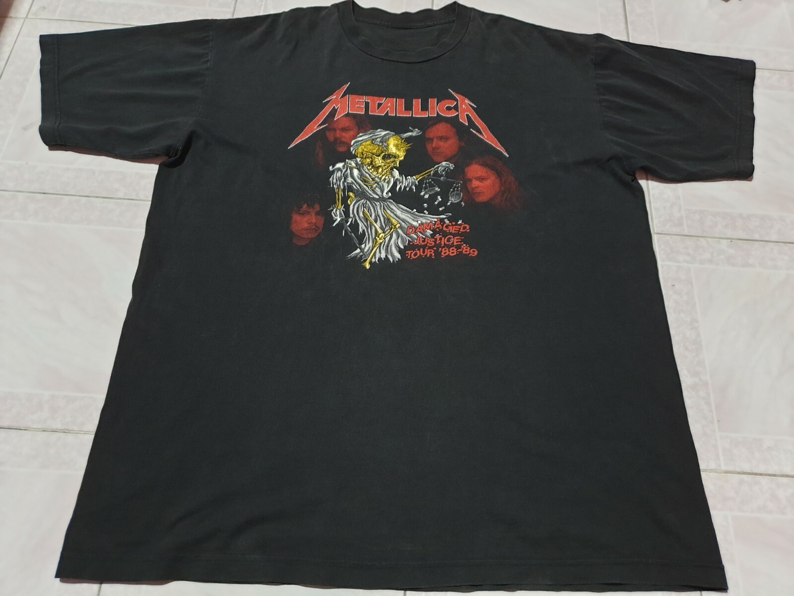 TESTAMENT 1989年ツアーTシャツ Vintage 1989 Testament Greenhouse Effect Tour T-Shirt