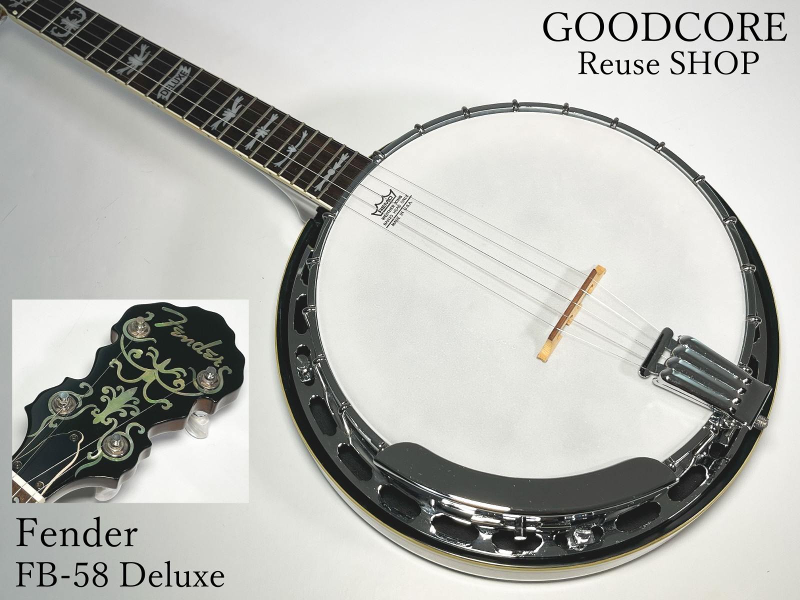 Fender FB-58 FB58 Deluxe Banjo | eBay
