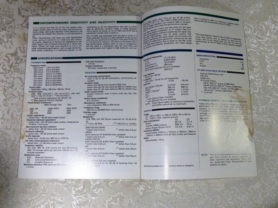 YAESU FT-ONE FT-1 TRANSCEIVER ADVERTISING FLYER 1982 ORIGINAL