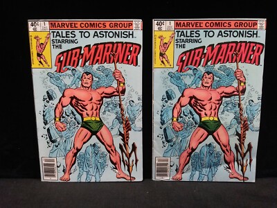 Tales to Astonish Vol.2 #1 (X2) Sub-Mariner Marvel 1979