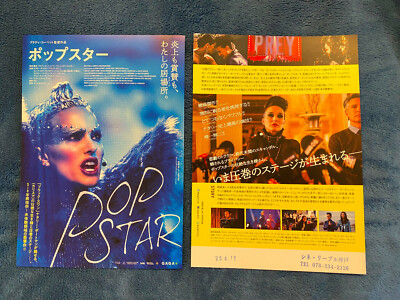 VOX LUX Pop Star Japan 2020 flyer mini-poster MINT Natalie PORTMAN Jude LAW rare