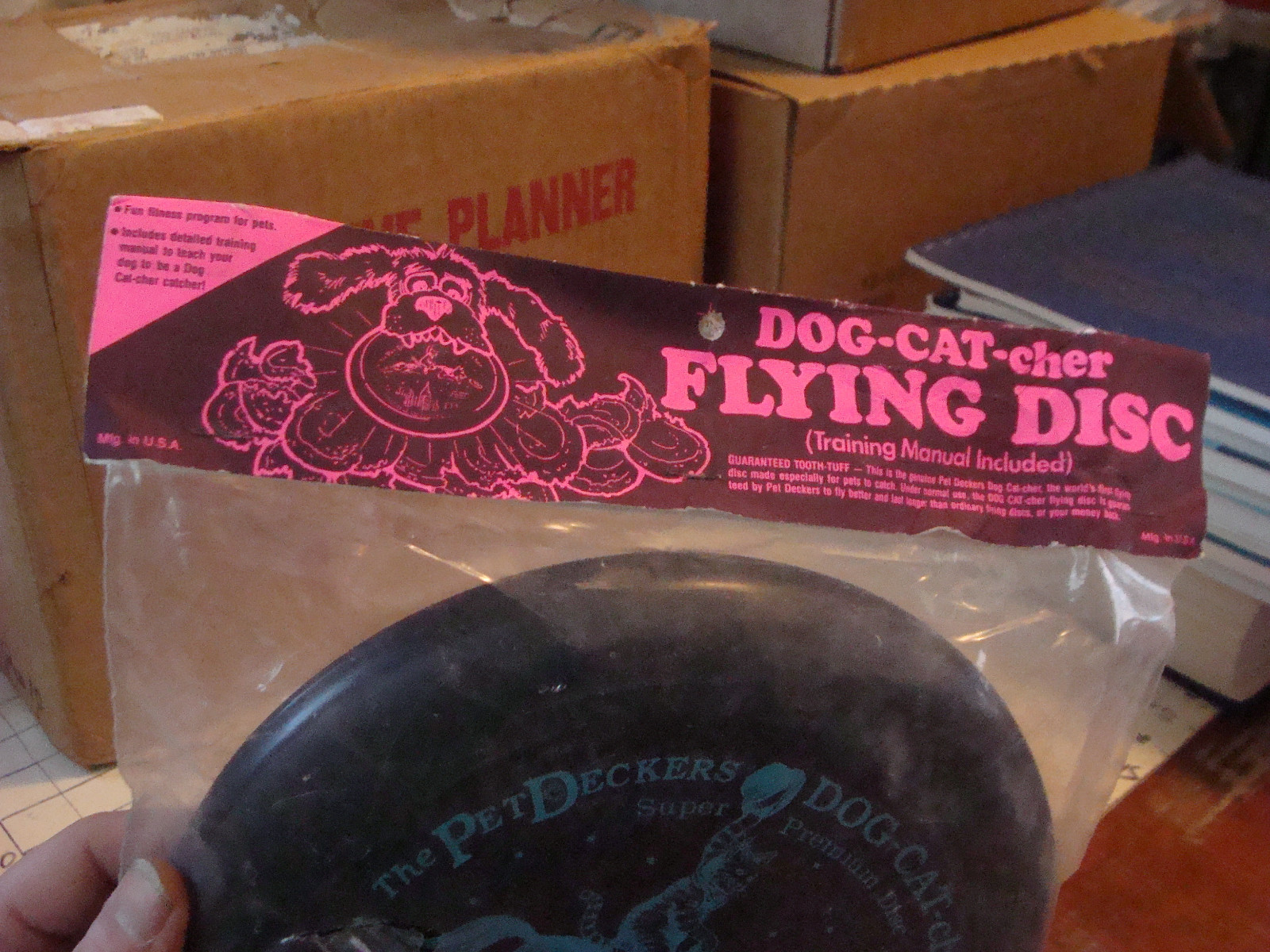 Check it out: Flying Disc dog cat-cher