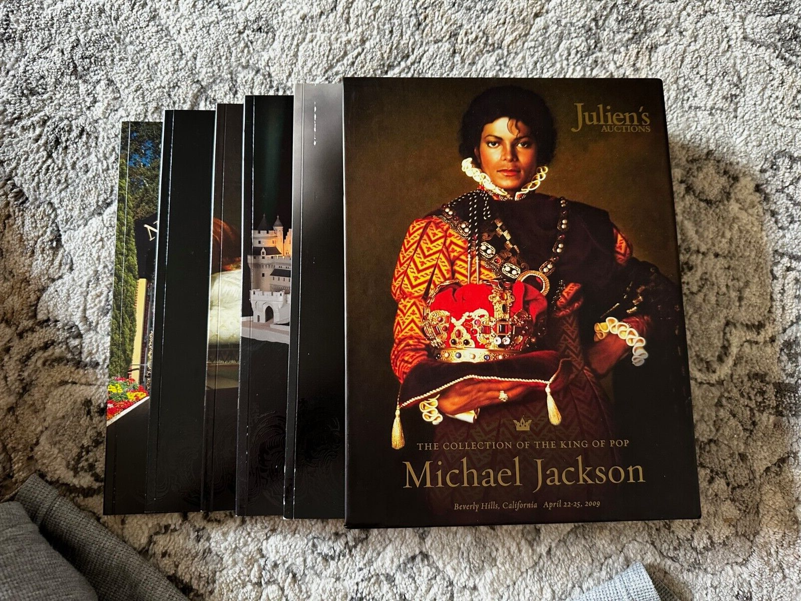 マイケル・ジャクソン　５冊組　JULIEN'Sオークションカタログ マイケル・ジャクソン5冊組JULIEN'Sオークションカタログ
