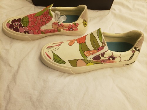 Mens Seavees Mr Turk (secret garden) Slip On Sneakers 8.5