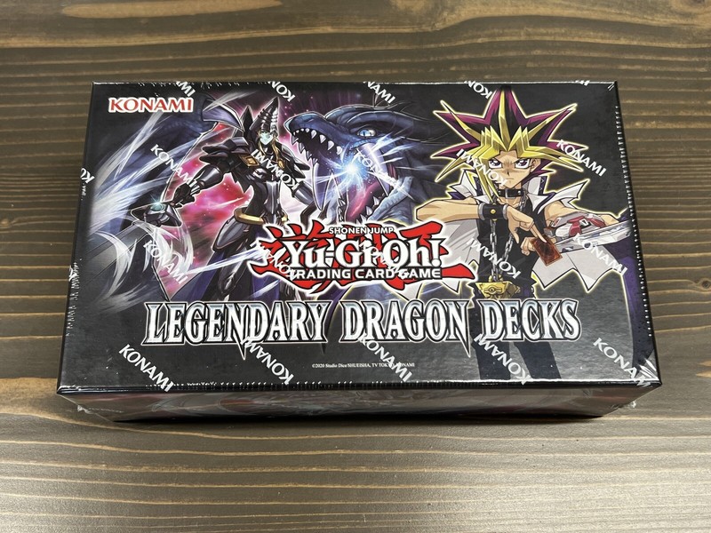 Yugioh Legendary Dragon Decks Set English TCG Game - 153 cards, Black