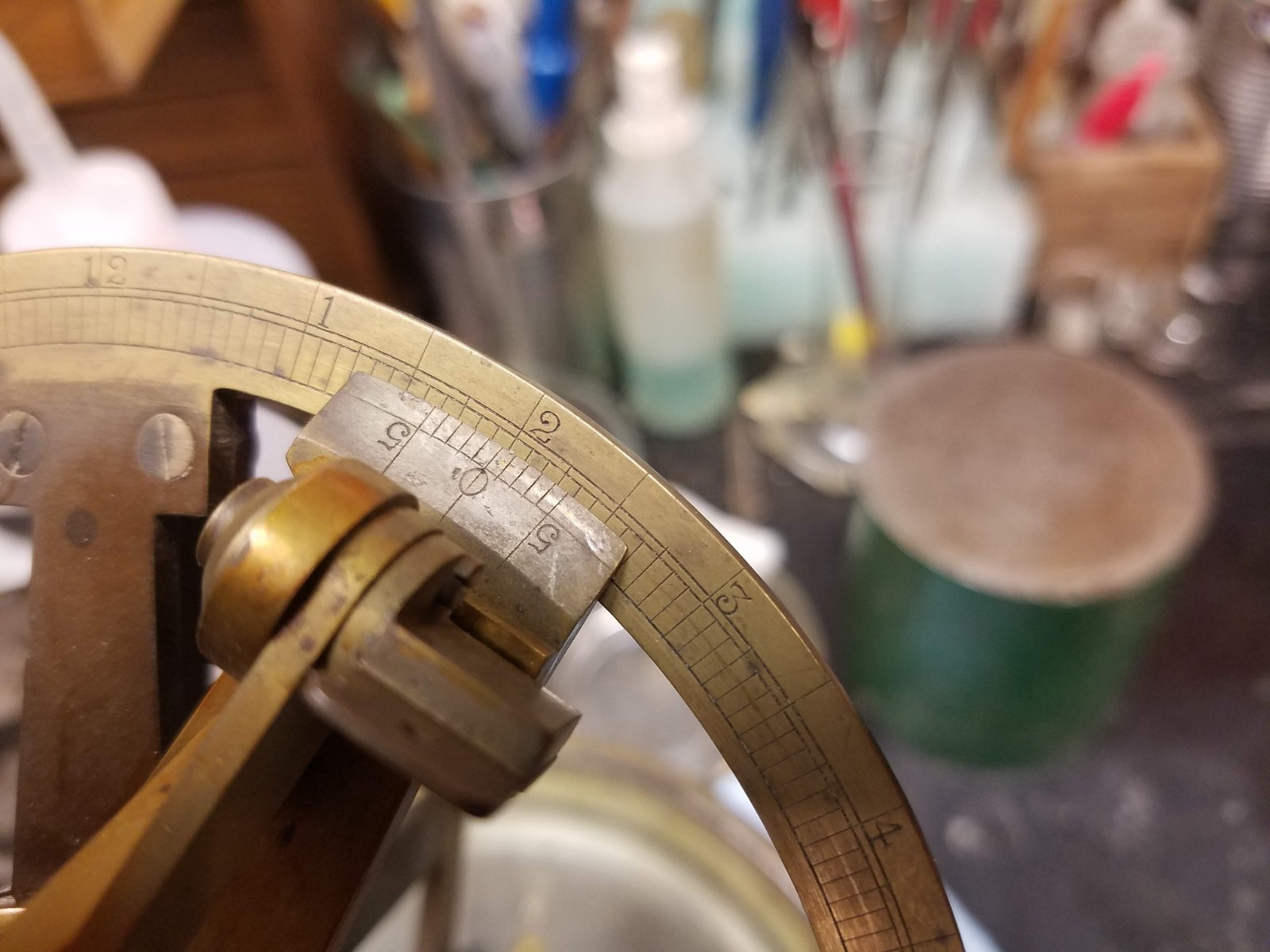 ~ Unusual 19th c American Surveying Instrument, Solar Compass, Good Condition ~