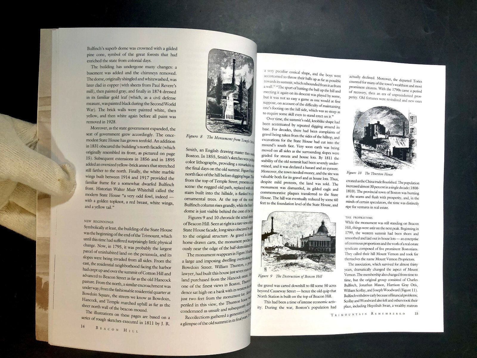 Signed Beacon Hill A Living Portrait PB Barbara Moore 1995  Boston Massachusetts