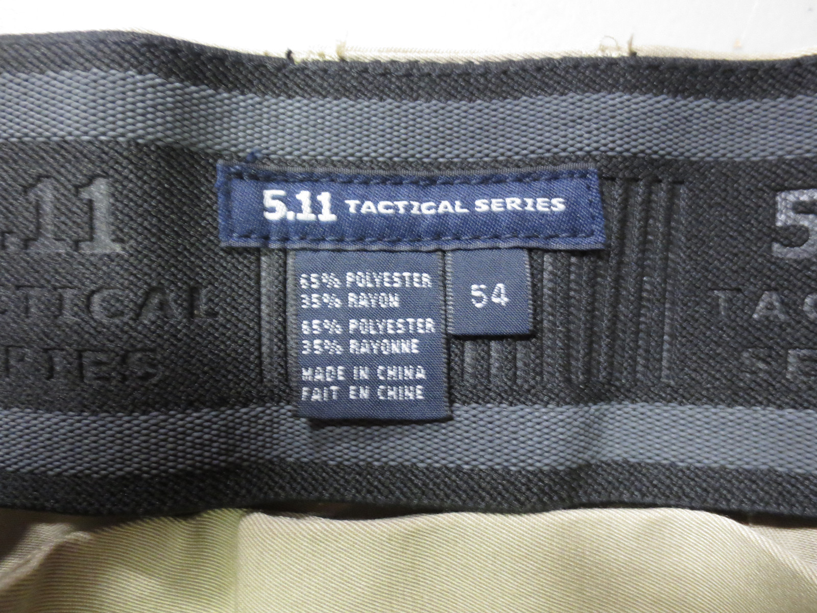 5.11 Tactical Series size 54 Light Brown Tan x UFN inseam 44059 Slacks Uniform