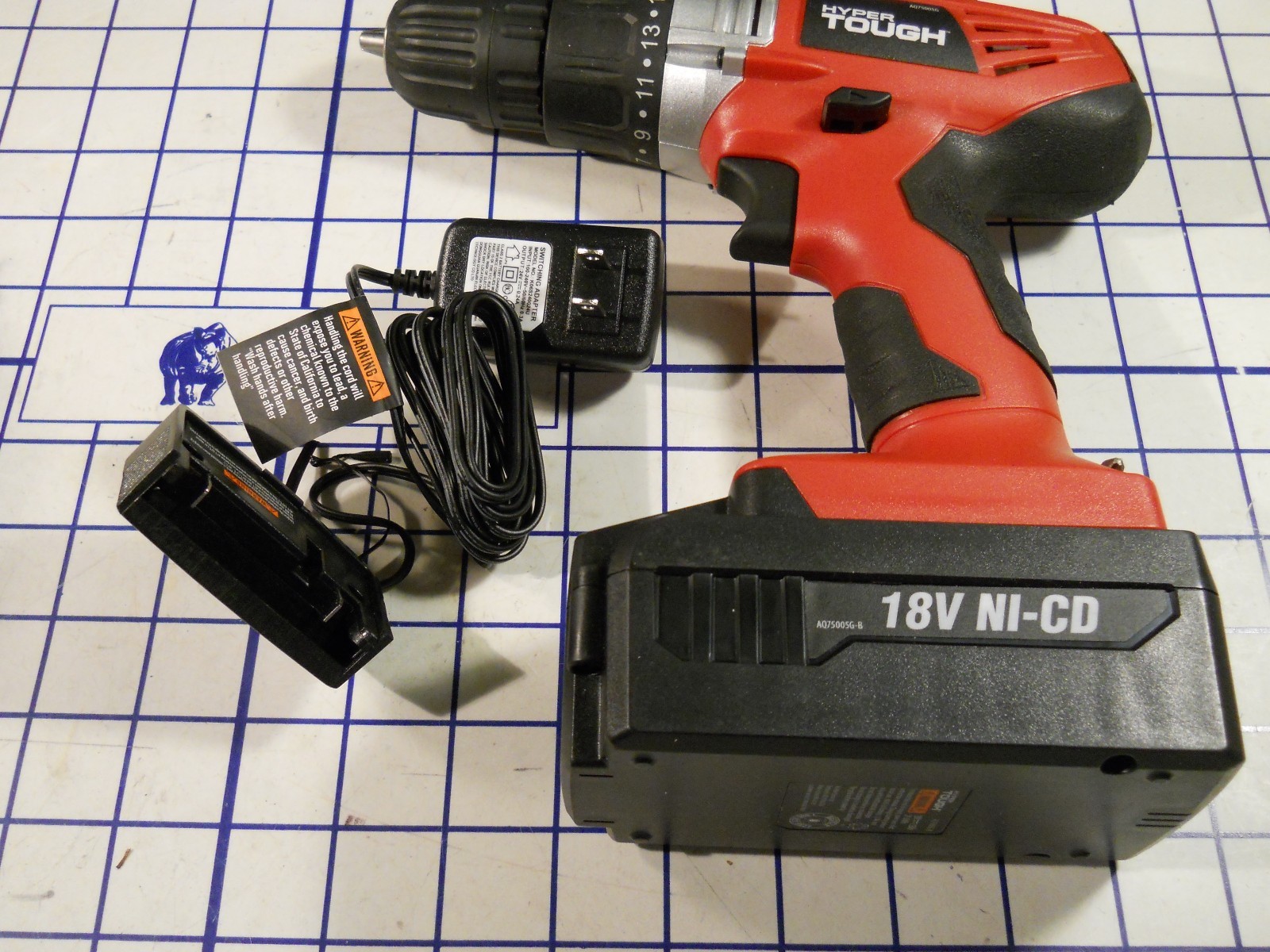 Cordless Drill Battery Type Nickel Cadmium 18 volts