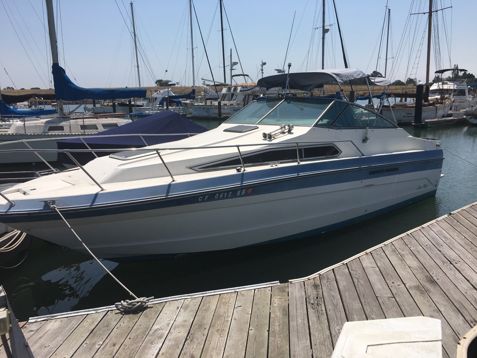 1987 Sea Ray 268 Powerboat, Alameda California | No Fees & No Reserve