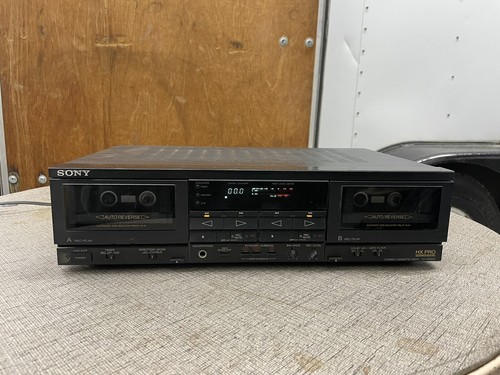 SONY TC-WR810 STEREO DUAL CASSETTE DECK HX PRO DOLBY