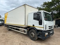Iveco Eurocargo 180E25 2015 65 EURO 6 18 ton box truck tail lift Manaul 