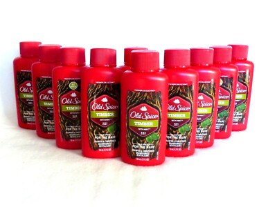 10 Old Spice Timber Shampoo & Conditioner 1.7 Oz