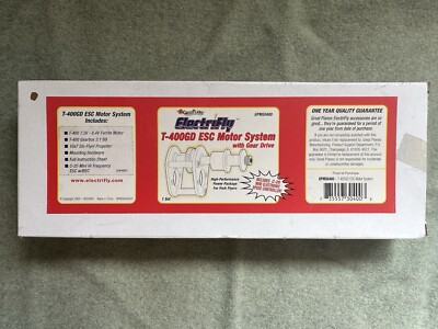 Great Planes | ElectriFly T-400GD ESC Motor System With Gear Drive