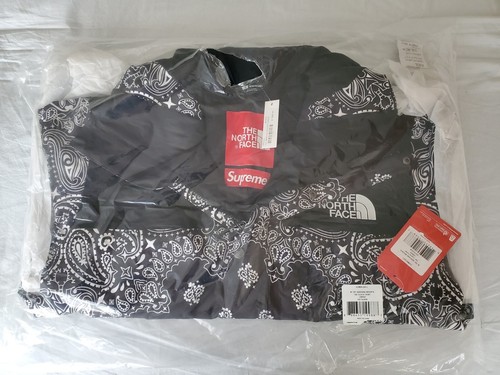 Supreme x The North Face Bandana Mountain Jacket Parka Black Supreme x The North Face Bandana Mountain Jacket Parka Black