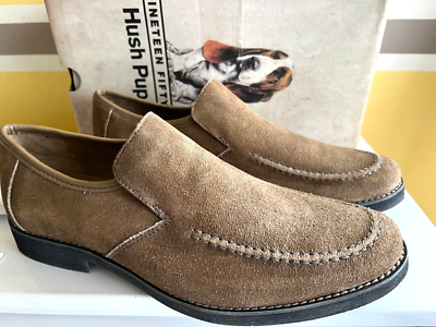 Suede hush puppy best sale loafers