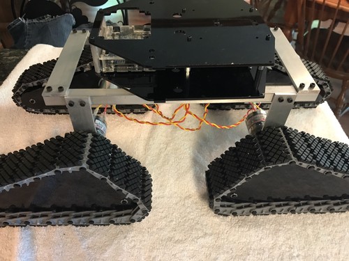 REDUCED!!! Metal Robot Chassis Military Robot Arduino Caterpillar Tank Track 2”