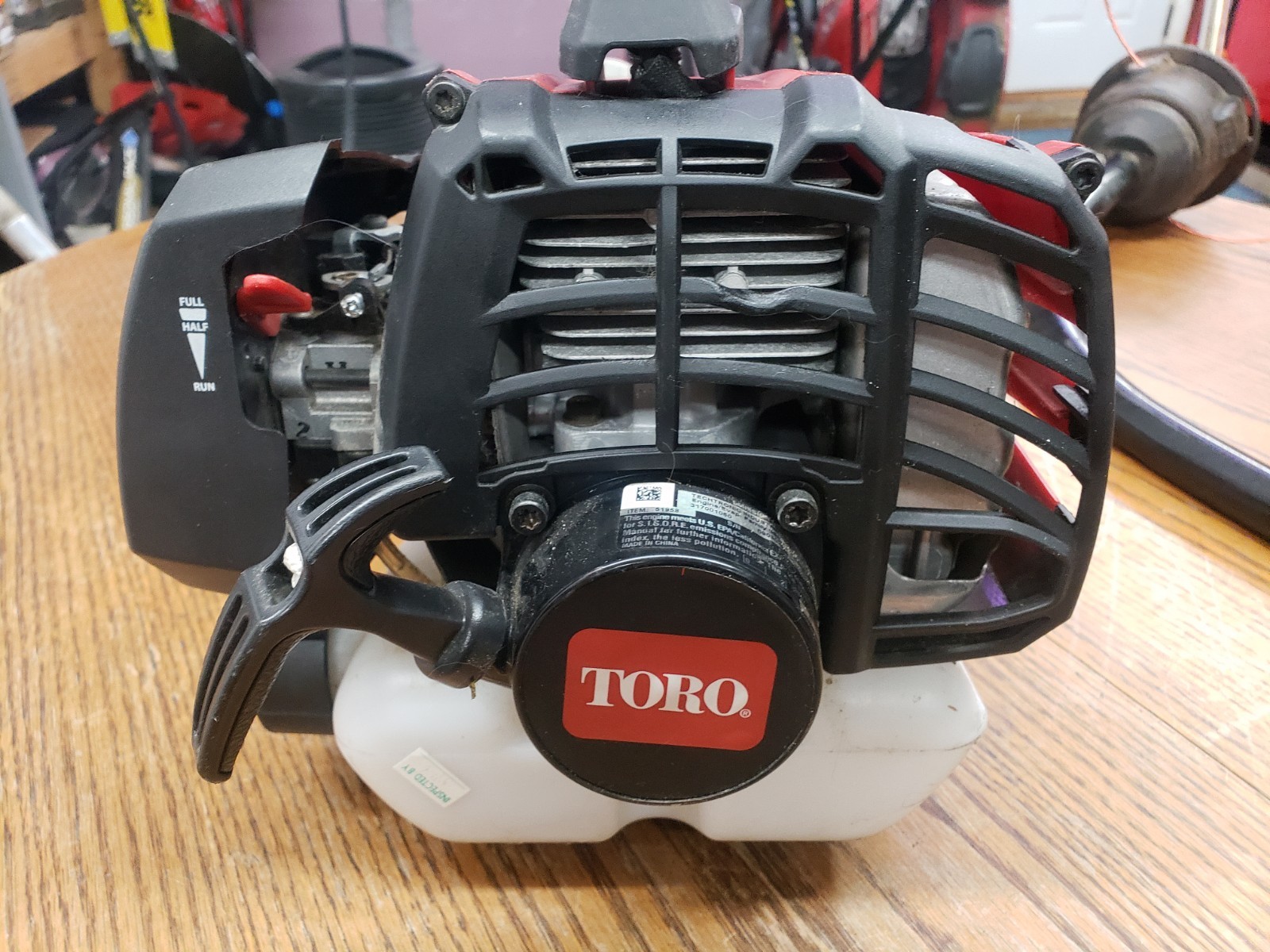 TORO Model # 51958 2-Cycle String Trimmer