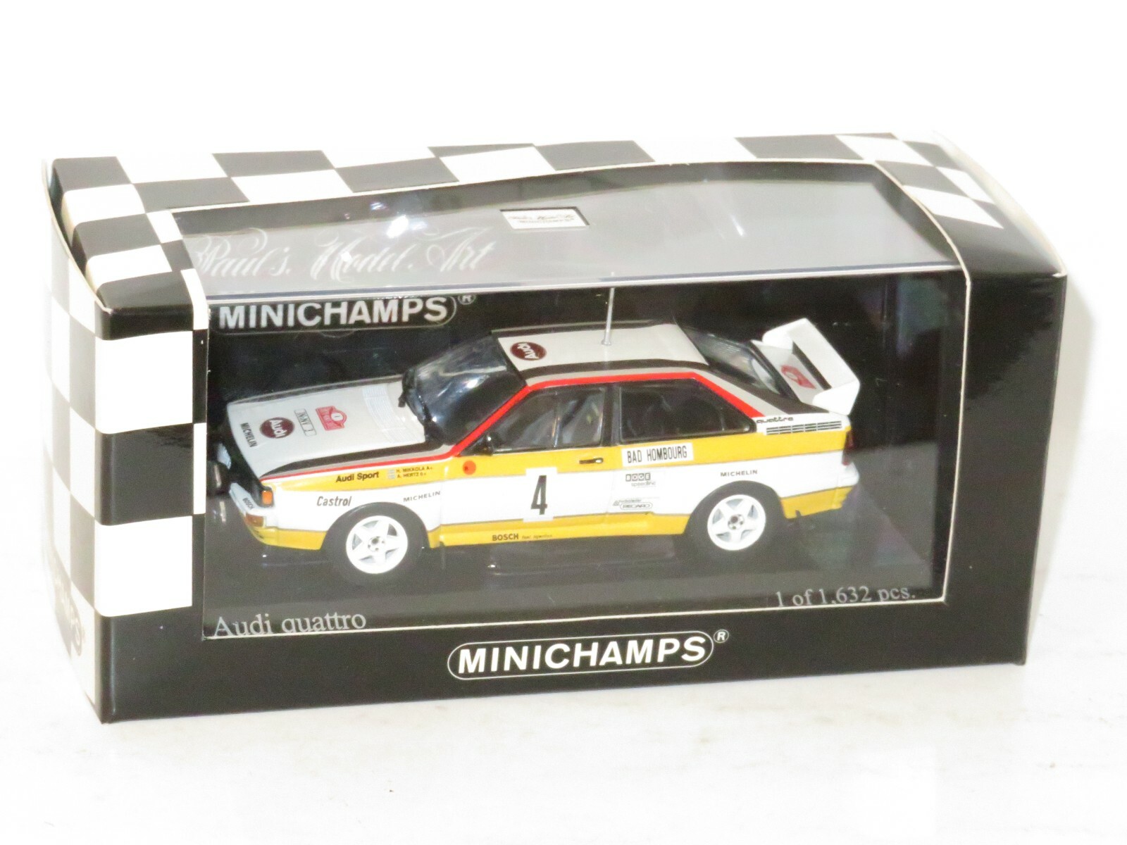 ミニカー 1/43 Audi Sport quatro 1984 / PMA 1/43 Audi Quattro Audi Sport Rally Monte Carlo 1984 #1 | eBay