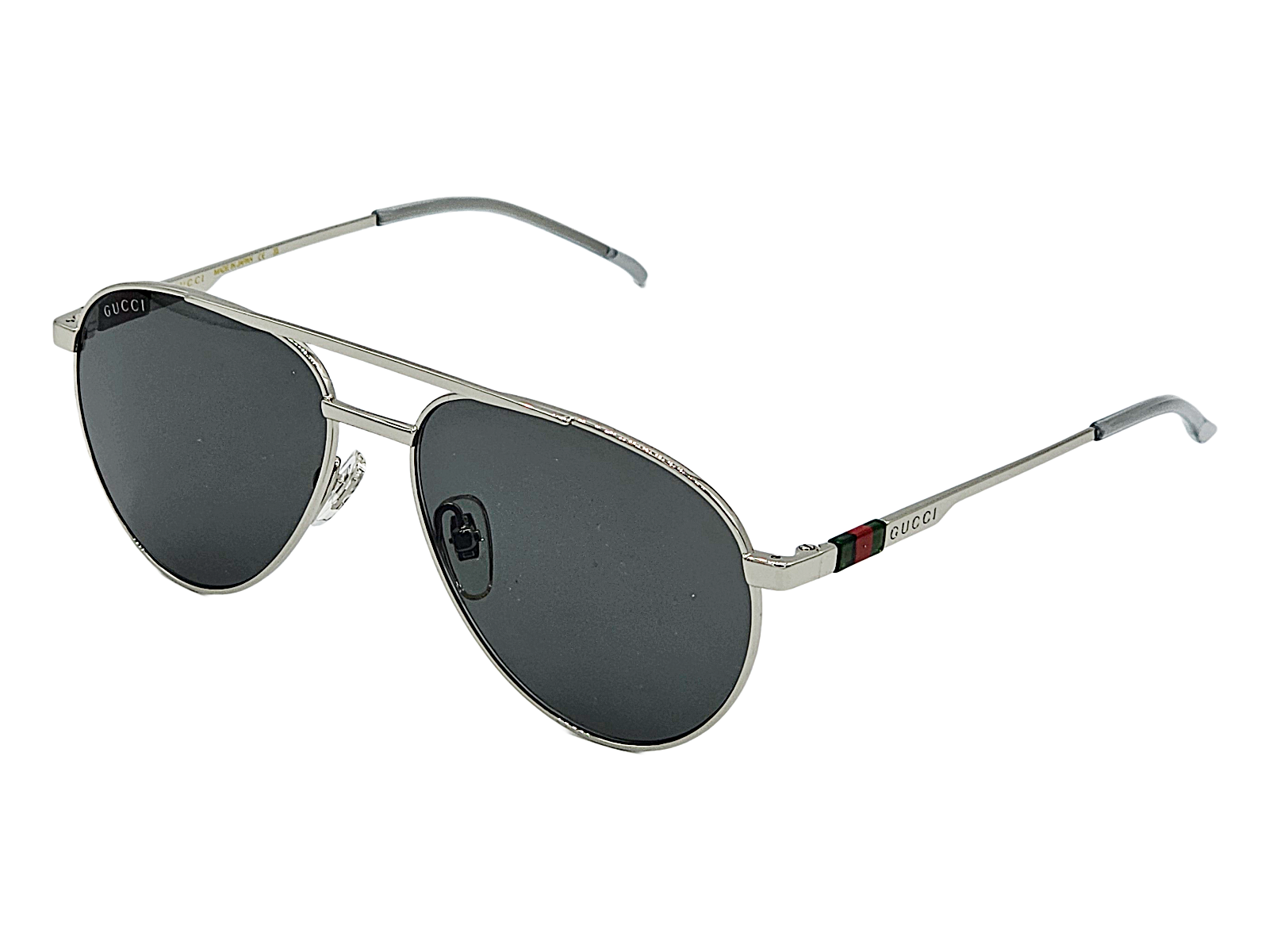 GUCCI GG1679S-001 Silver Frame/ Grey Tinted Sunglasses | eBay