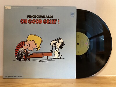 VINCE GUARALDI OH GOOD GRIEF! PEANUTS CHARLIE BROWN WARNER WS-1747 EX