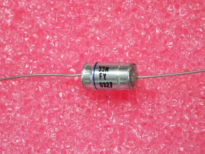 Lot x5: condensateur styroflex polystyrène LCR 33nF 0.033µF 65v ~ Ø7.5x15mm