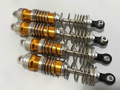 ALUMINUM SHOCKS W/ 4mm Shafts Fit Team Associated RC10 1/10 -Gol