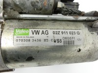 Audi A3 8P 08-13 TFSI 1,8 118KW Anlasser Starter Audi A3 8P 08-13 13.05.2008 02Z911023G D6GS11 02Z911023EX gebraucht Vorschau 6